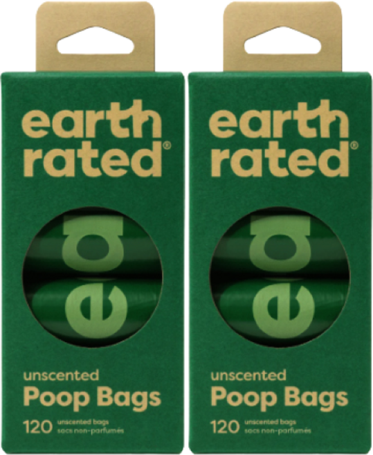 어스레이티드 강아지 배변봉투 리필 무향, 120개입, 2개