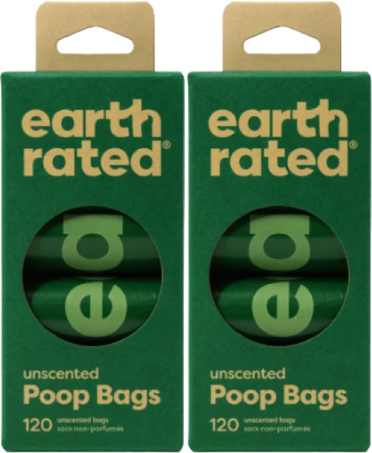 어스레이티드 강아지 배변봉투 리필 무향, 120개입, 2개 - 쿠팡