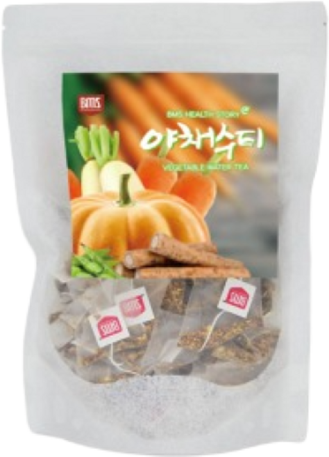BMS 국내산야채수차100티(호박 작두콩 무 우엉 당근)