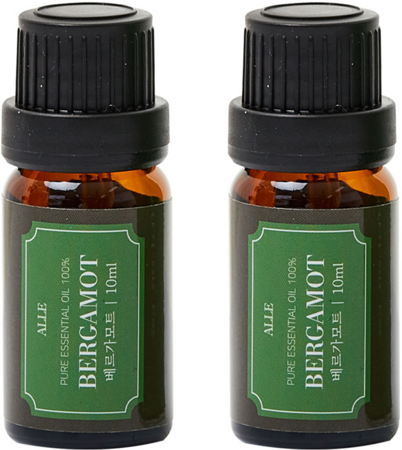 알레 퓨어 에센셜 아로마 오일 베르가모트, 10ml, 2개