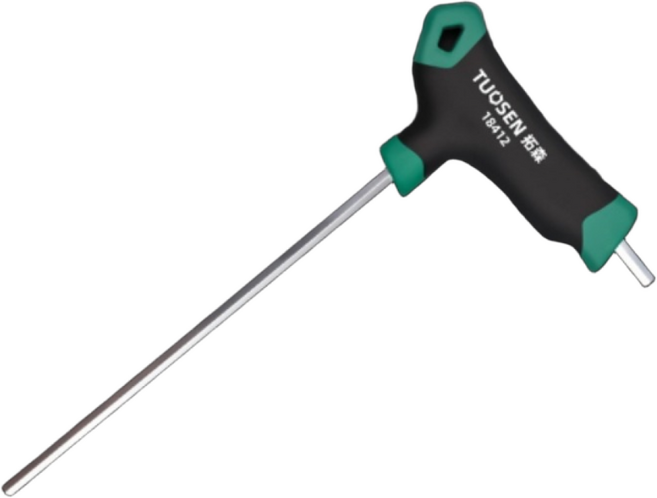 미란다 육각 T렌치 4mm 고탄소강, 1개