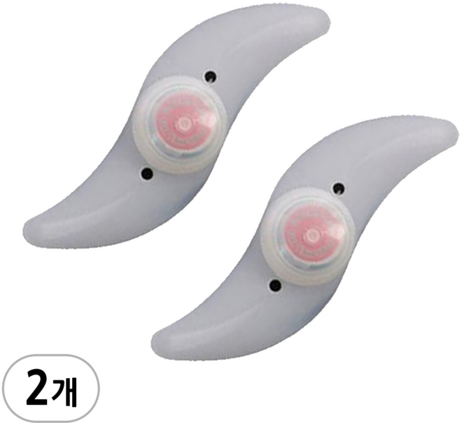 [1+1] (자전거 휠라이트 C타입 1P+1P=총2P), 레드, 2개