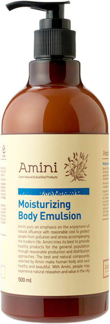 아미니 모이스처라이징 바디 에멀젼, 500ml, 1개