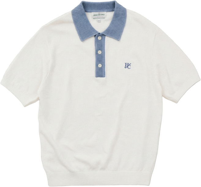 British Sporting Club 헨리코튼 칼라 믹스 폴로 니트