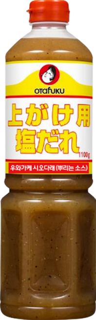 오타후쿠 우와가케 시오다래 양배추 닭꼬치 오이탕탕이 볶음밥 일본 소스 1.1kg 1개