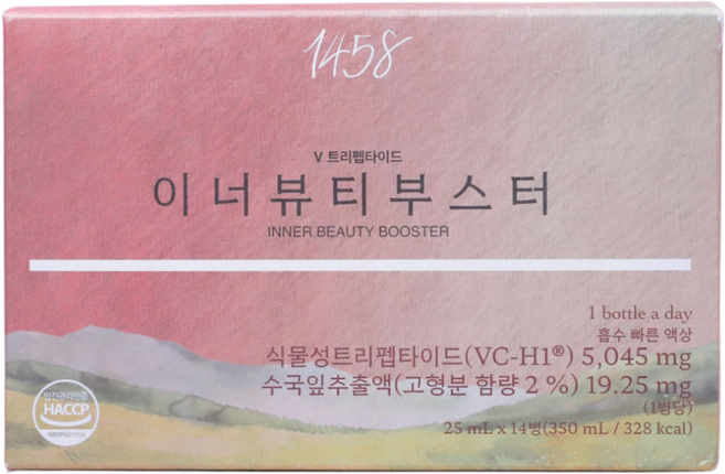 1458 이너뷰티 부스터 순식물성 콜라겐 v트리펩타이드, 56개, 25ml