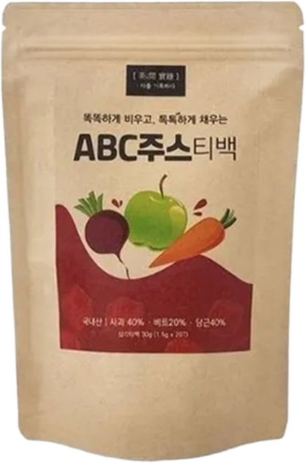 착한농부 ABC주스 티백차 20T, 1.5g, 20개입, 1개