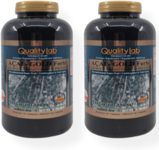 캐나다 고함량 아사이베리 골드, 2개, 300정