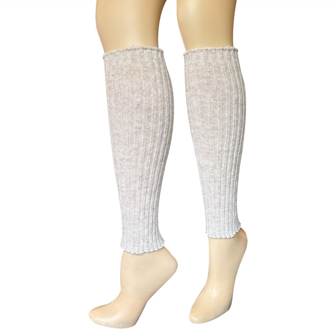 YMSOCKS [국산] 2올로 만들어 따뜻한 울 골지 레그워머 2P