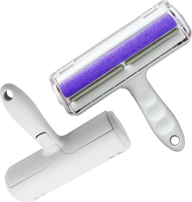 슈프렌 반영구 NO리필 반려동물 털청소 돌돌이 털제거기 19 x 19cm, 1개, 퍼플