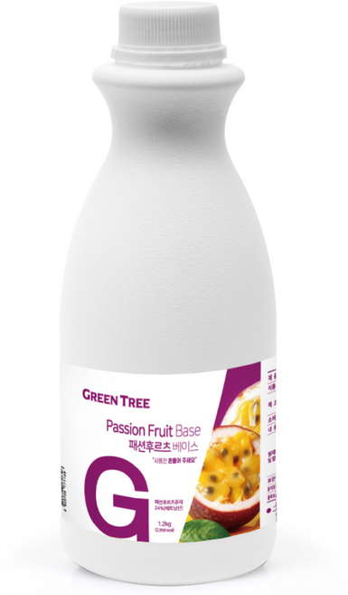 그린트리 패션후르츠 에이드 베이스, 1개, 1.2kg