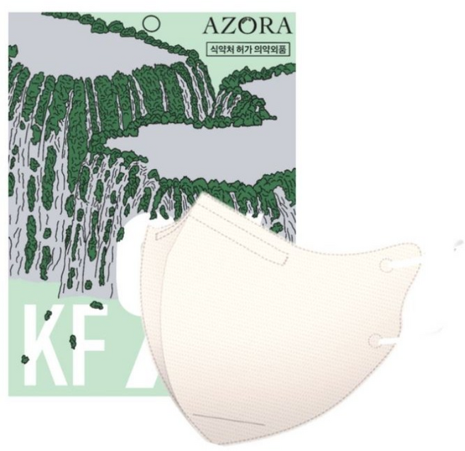 아조라 KF94 새부리형 홈쇼핑 마스크 중형, 10개입, 10개, 화이트