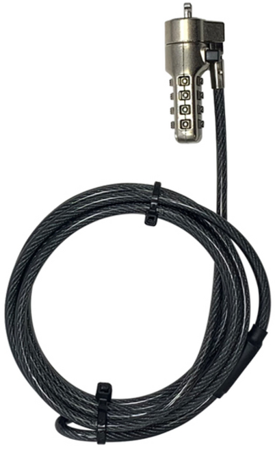 DELL 노트북 노블웨지락홀 전용 도난방지 잠금장치 시건장치 번호용, 실버, 1개