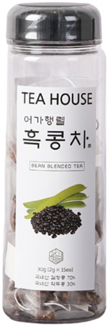 어가행렬 흑콩차 티백, 2g, 15개입, 1개
