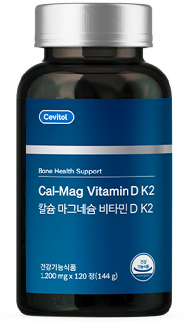 세비톨 칼슘 마그네슘 비타민D K2, 120정, 1개