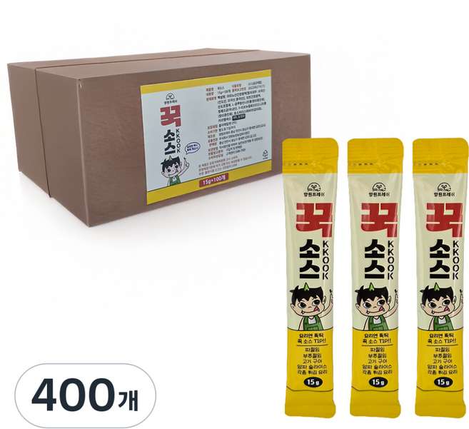 양원프레쉬 꾹소스 고기엔 꾹소스 양파절임, 15g, 400개