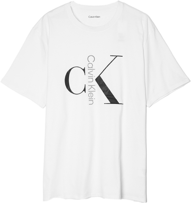 캘빈클라인 S/S 릴렉스핏 CK 미니멀 로고 크루넥 티셔츠 KC829