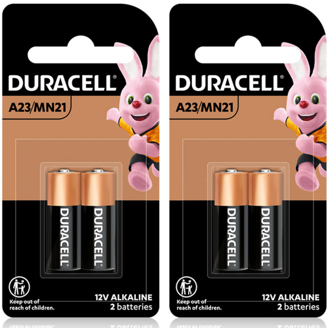 듀라셀 알카라인 특수 건전지 A23 MN21, 2개입, 2개