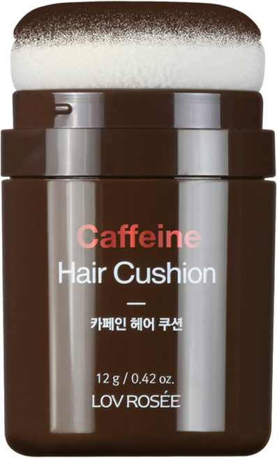 (핫딜/유통기한 25.11.07) 로브로제 카페인 헤어쿠션 12g / 흑채 헤어퍼프, 내추럴브라운(자연갈색), 1개