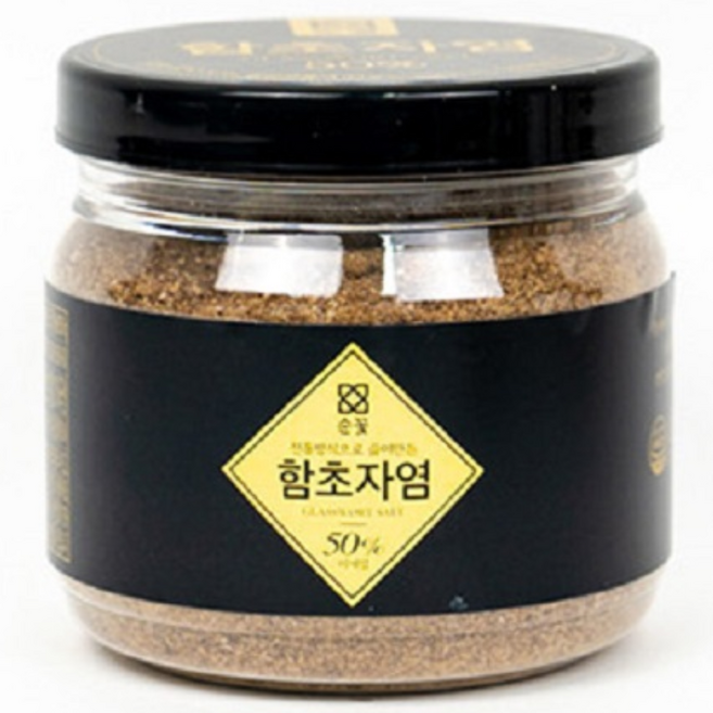 함초 자염 소금 요리 무침 찌개용 가는소금 순천만 천일염, 1개, 500g