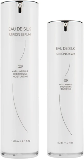 미백 주름개선 메이신+세리신+시어버터 오드실크 고급 화장품 (세럼+크림 2종 세트), 1세트 - 쿠팡