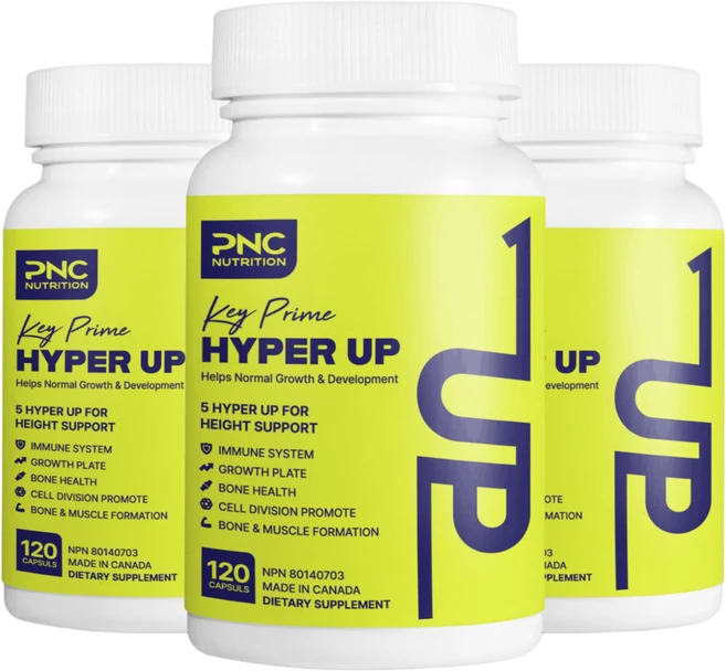 PNC 캐나다 하이퍼업 하이트 밸런스 포뮬러 균형있게 크는 황기추출물 칼슘 3개월분, 3개세트, 3개, 120정 - 쿠팡