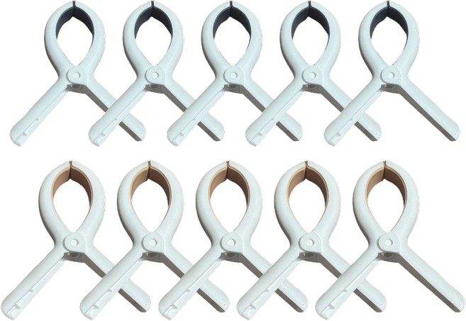 지니밸리 초대형 이불 방풍 빨래집게, 50개, 혼합색상