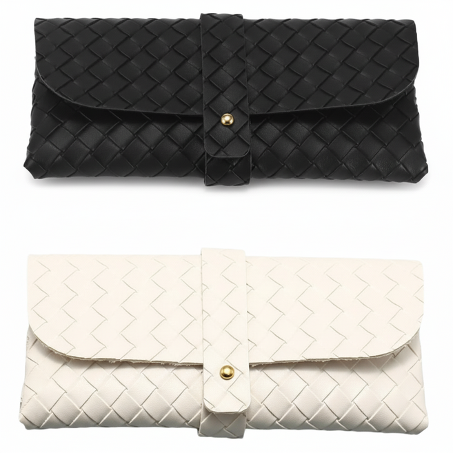 [1+1] EHLIVE 고급 격자 선글라스 케이스 안경집 파우치