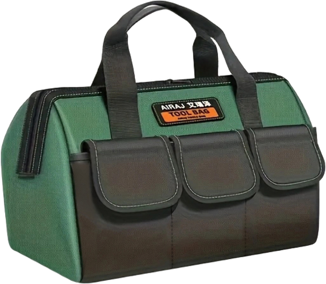 AIRAJ 휴대용 방수 공구 가방 13/14/16인치 초대용량 내마모성 산업용 DIY 자동차 정비 수납 백.대폭 행사 발송 정품 보장, 1개