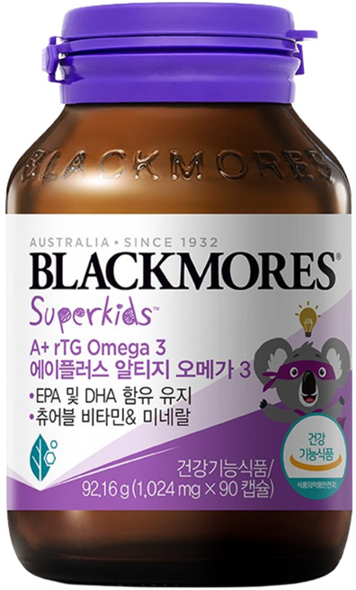 블랙모어스 에이플러스 알티지 오메가3, 90정, 1개