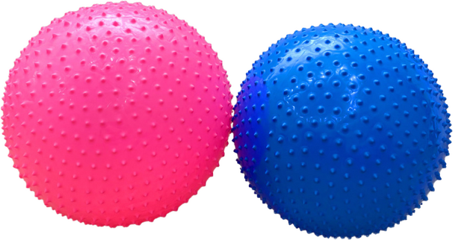 [동화스포츠] 엠디버디 마사지 돌기 짐볼 55cm 65cm 핑크/블루, 핑크