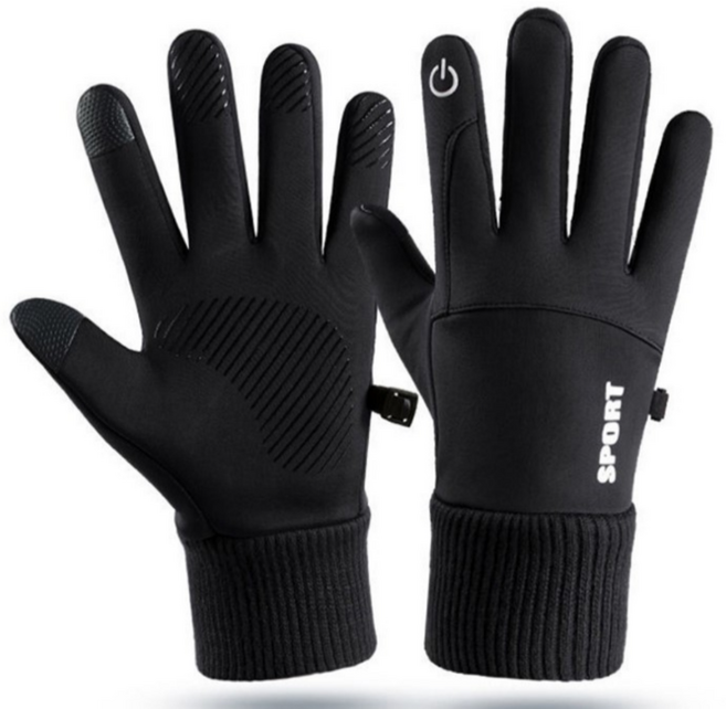 아델란떼 스마트폰 터치 기모 스포츠 방한 장갑