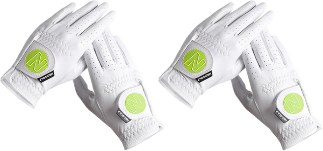 네오글러브 JS001 올양피 주니어 양손 골프장갑 여성 작은손 14호~17호 2켤레세트, 2개, 화이트