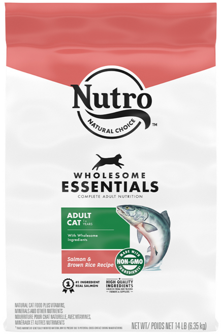 뉴트로 어덜트 내추럴 초이스 캣 건식사료, 연어, 6.35kg, 1개