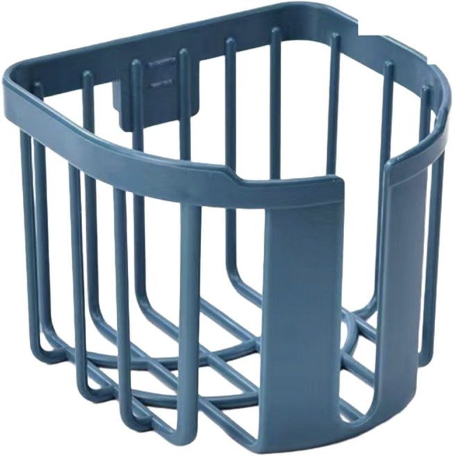 도도구디 무타공 휴지 디스펜서 칼라 다용도 휴지걸이, 블루, 1개