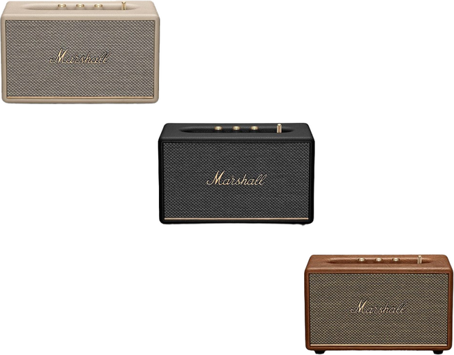 (국내 당일출고) 마샬 액톤3 Acton III 블루투스 스피커 크림 브라운 블랙 + 파우치, 클래식, Brown브라운