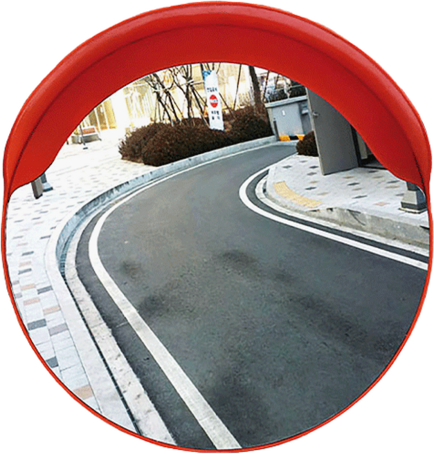 일반 PC반사경 600파이 사각지대 안전거울, 1개