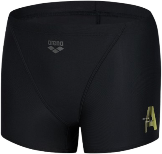 [국내매장판] 아레나 패이드 긴사각 2부 남성용 수영복 하의 블랙