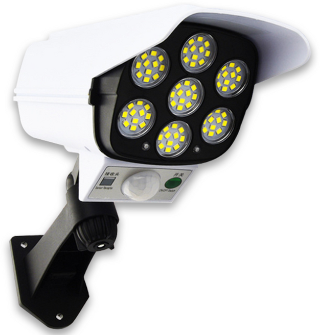 HK.sell 태양광 오토센서 화이트 CCTV 램프 VER.1 일체형