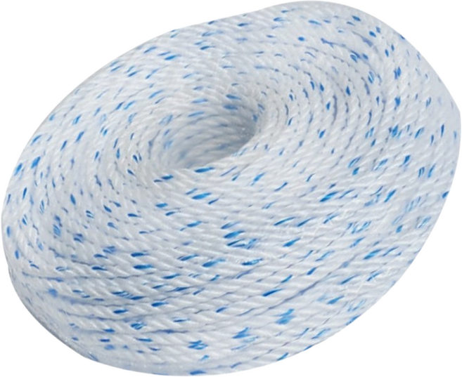 pp로프 5mmX 80m 로프 피피로프 밧줄 안전로프 나일론줄 현수막끈 빨랫줄, 1개