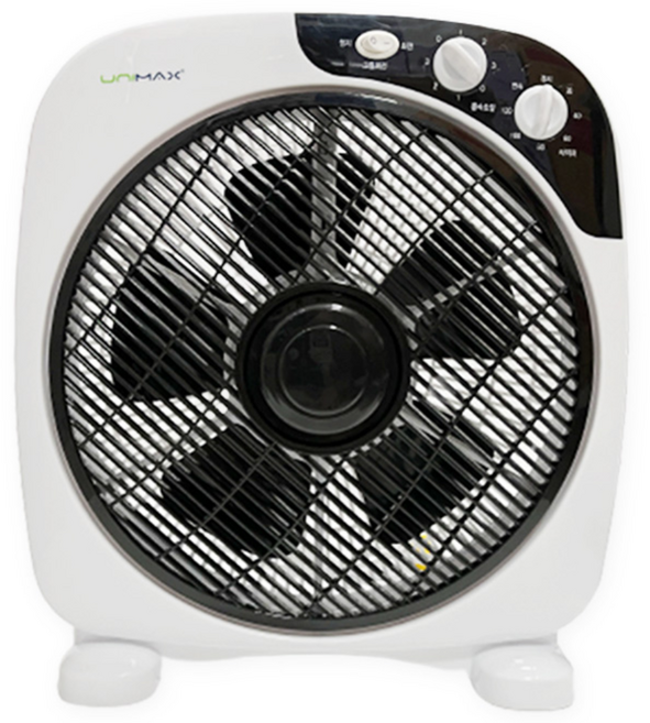 박스팬/탁상용 선풍기/유니맥스 12인치 박스형 선풍기/UMF-B2012, UMF-B2012, 화이트＋블랙