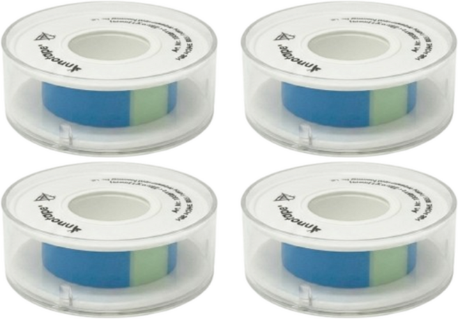 의료용테이프 실리콘겔 저자극 이노테이프 반투명 반창고, 1세트, 4개입