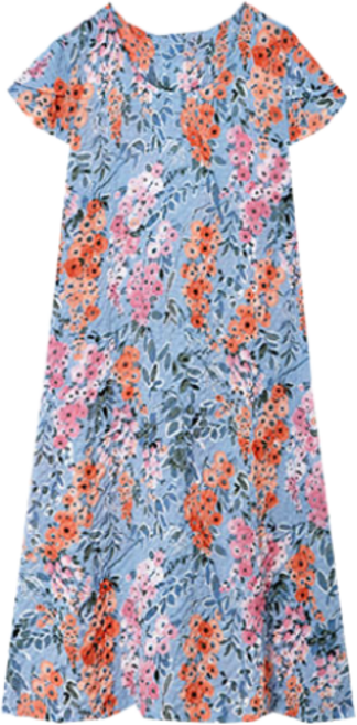 홈란쥬 트라이 여성 올록볼록 여름 반팔 원피스(05)