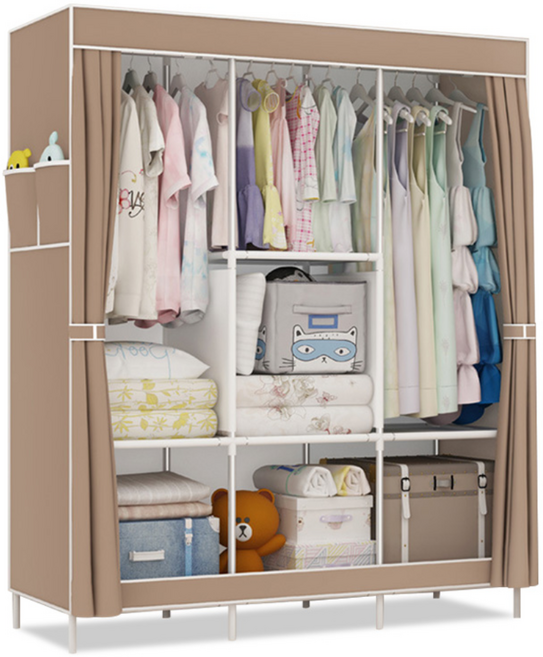 쿨로하 DIY 비키니 옷장 105X45X165cm, 1개