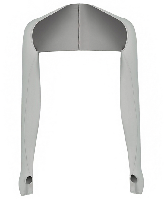 UV 자외선 차단 볼레로 손등 팔토시 암슬리브, 그레이, 1개