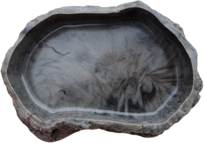 NRC 극사실 연못물그릇 중사이즈 NR-S18 파충류 소라게 도마뱀 물그릇, 1개, 혼합