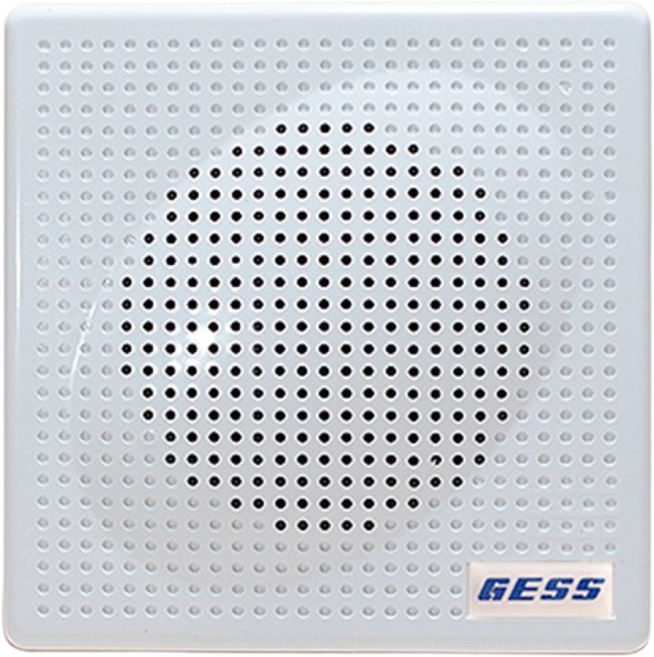 APT-01A 아파트용 스피커 세대 안내방송 천장형 관공서 매입형, 1개, 사각