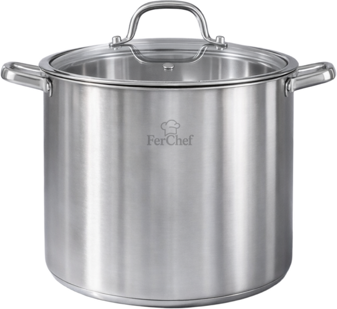 페르쉐프 인덕션 대용량 스테인리스 곰솥 15L, 30cm, 실버, 1개