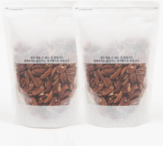 더바른상회 피칸 반태, 2개, 400g