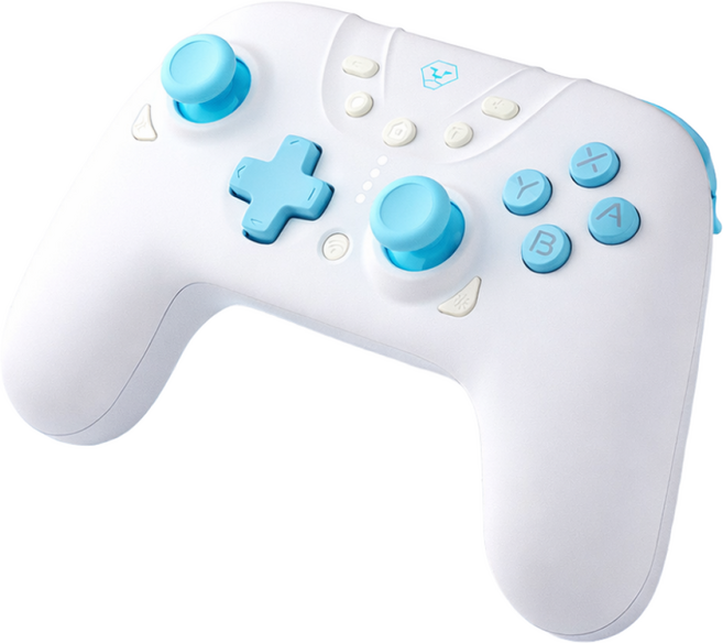 닌텐도 스위치2 게임 컨트롤러 청춘 컬러 모션 센서 진동 지원 듀얼 홀 센서 조이스틱 PC 호환 3모드 게임패드, 1개, 흰색, AL-NS2258